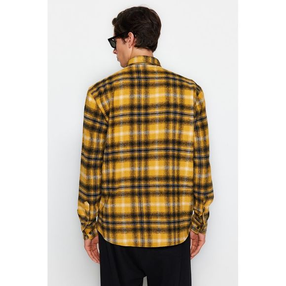 NWT Trendyol Men Regular fit Shirt collar Woven Shirt - Picture 6 of 9